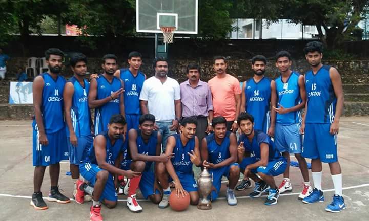 Sree Kerala Varma College wins interzone Basket ball 2015